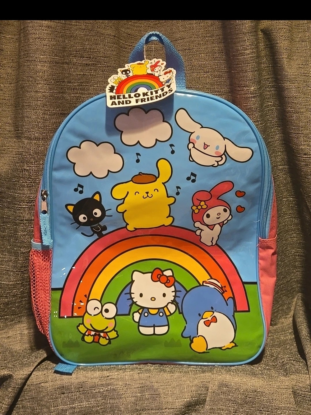 Hello Kitty And Friends Backpack Super Cool 16" School Bag Bookbag Sanrio Pink